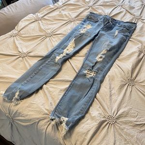 Express ripped jeans
